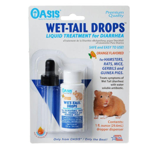 Oasis Small Animal Wet Tail Drops - Diarrhea Treatment - 048054800641