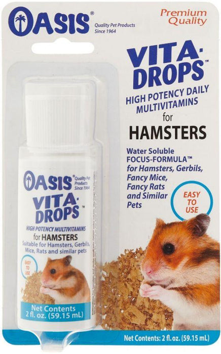Oasis Vita-Drops High Potency Hamster Daily Multivitamins - 048054802607