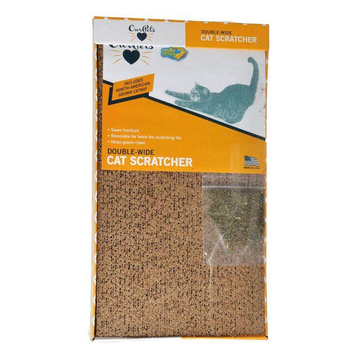 OurPets Cosmic Catnip Cosmic Double Wide Cardboard Scratching Post - 780824115196