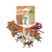 Penn Plax Bird Life Leather-Kabob Parakeet Toy - 030172026010