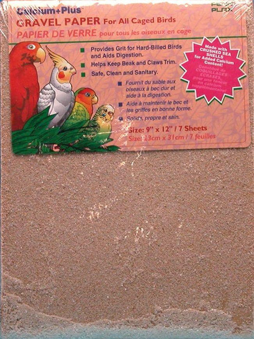 Penn Plax Calcium Plus Gravel Paper for Caged Birds - 030172902918