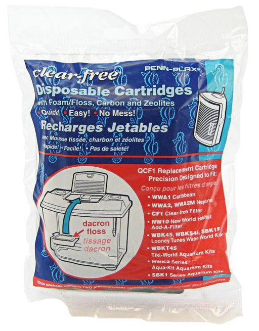 Penn Plax Clear Free Disposable Filter Cartridges - 030172399046
