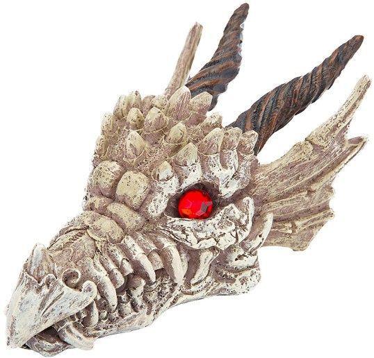 Penn Plax Gazer Dragon Skull Aquarium Ornament - 030172082177