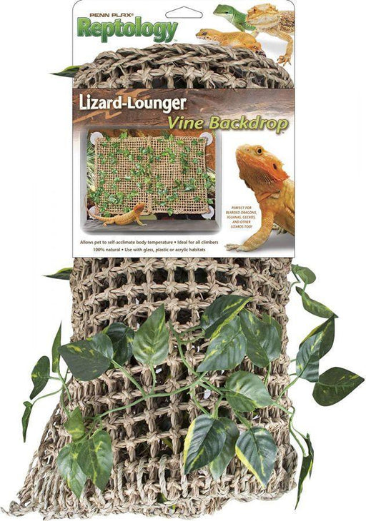 Penn Plax Reptology Lizard-Lounger Vine Backdrop - 030172087431