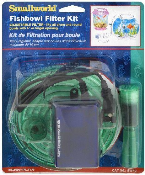 Penn Plax Small World Fishbowl Filter Kit - 030172390036