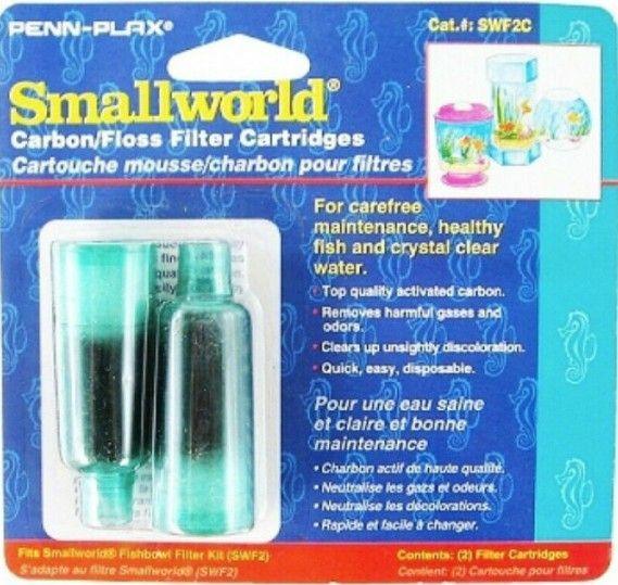 Penn Plax Smallworld Carbon/Floss Filter Cartridges - 030172390074