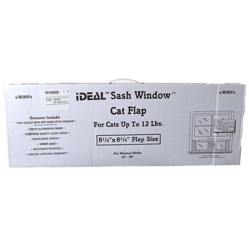 Perfect Pet Aluminum Sash Window Cat Door - 030559999005
