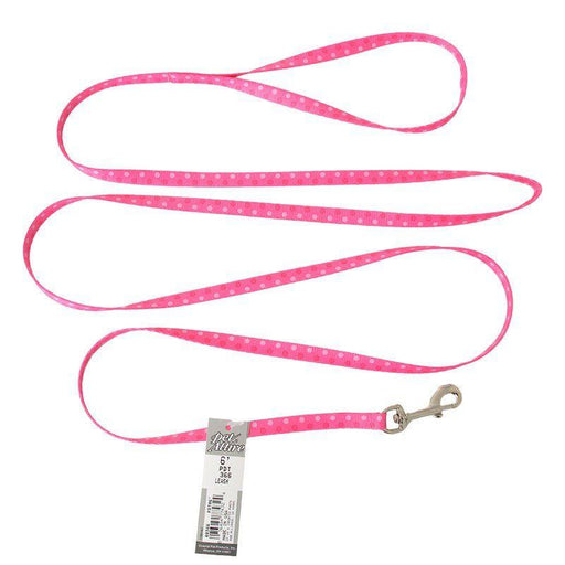 Pet Attire Styles Polka Dot Pink Dog Leash - 076484774324