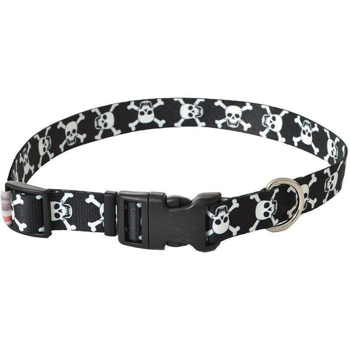 Pet Attire Styles Skulls Adjustable Dog Collar - 076484397172