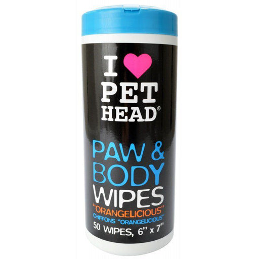 Pet Head Paw & Body Wipes - Orangelicious - 850629004381