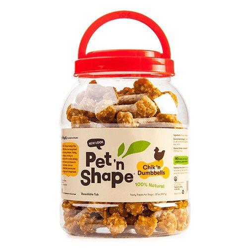 Pet 'n Shape Chik 'n Dumbbells Dog Treats - 032657104329