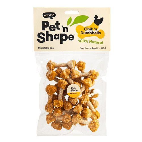 Pet 'n Shape Chik 'n Dumbbells Dog Treats - 032657104084