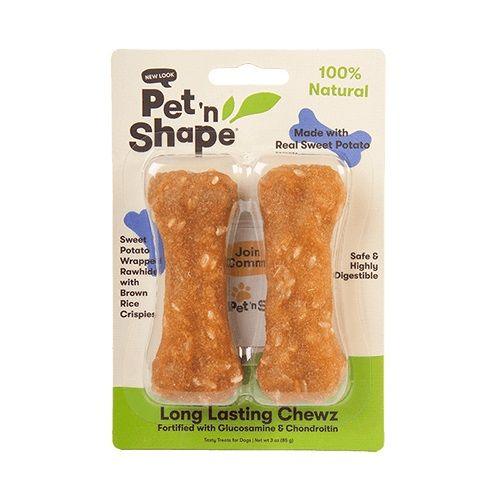 Pet 'n Shape Long Lasting Chewz Bone - Sweet Potato Flavor - 032657602047