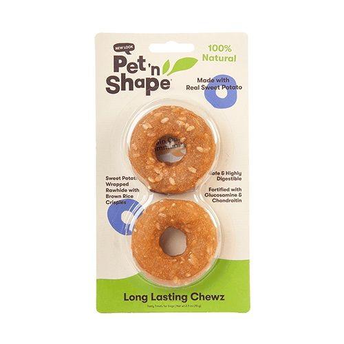 Pet 'n Shape Long Lasting Chewz Rings - Sweet Potato Flavor - 032657602023
