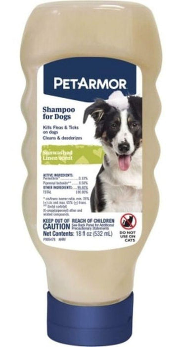 PetArmor Flea and Tick Shampoo for Dogs Sunwashed Linen Scent - 073091012283