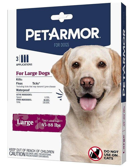 PetArmor Flea and Tick Treatment for Large Dogs (45-88 Pounds) - 815249012871