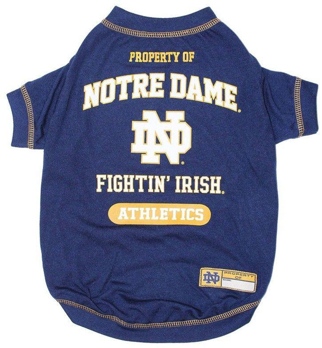Pets First Notre Dame Tee Shirt for Dogs and Cats - 849790101135