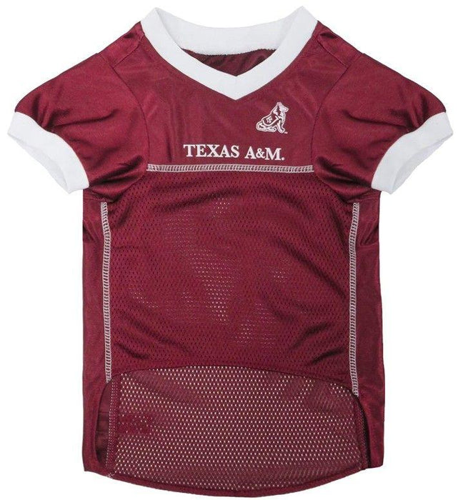 Pets First Texas A & M Mesh Jersey for Dogs - 849790035713