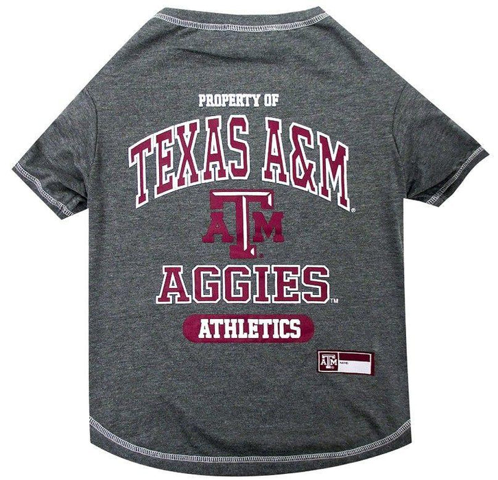 Pets First Texas A & M Tee Shirt for Dogs and Cats - 849790061934