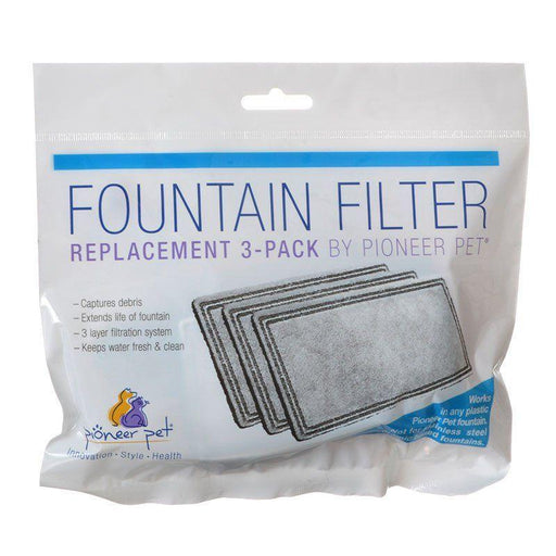 Pioneer Replacement Filters for Plastic Raindrop and Fung Shui Fountains - 898142002071