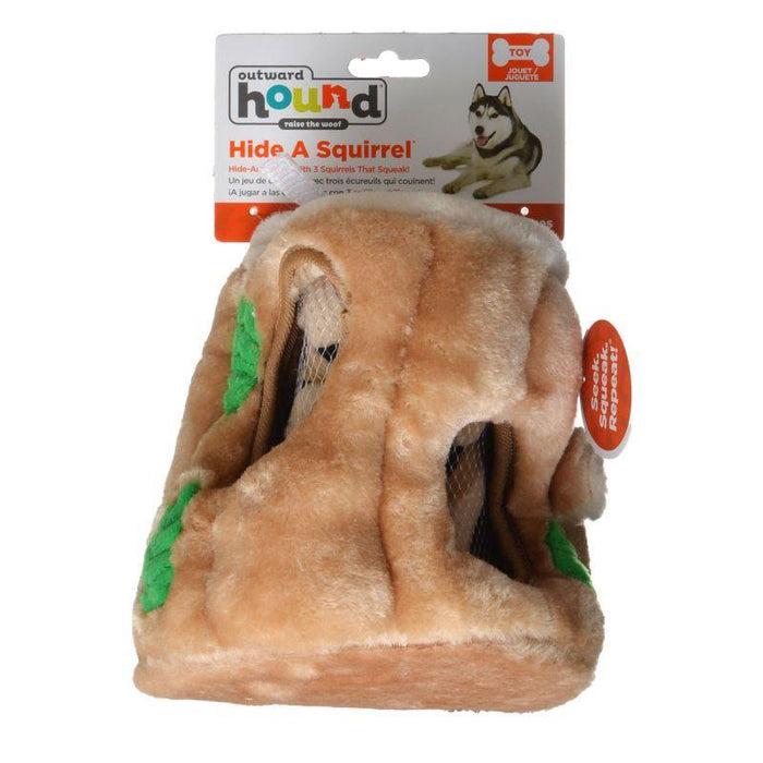 Plush Puppies Plush Hide-A-Squirrel Dog Toy - 700603310116