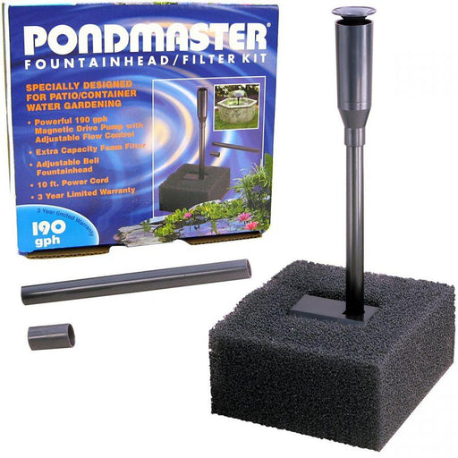 Pondmaster Fountain Head & Filter Kit - 025033022737