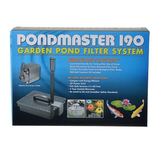Pondmaster Garden Pond Filter System Kit - 025033020191