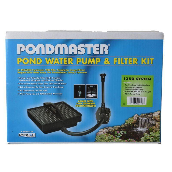 Pondmaster Garden Pond Filter System Kit - 025033022133