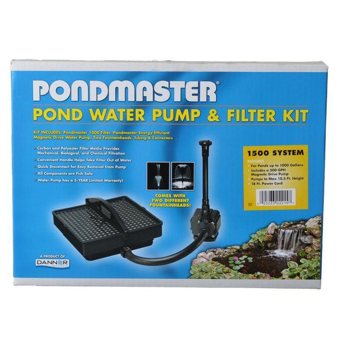 Pondmaster Garden Pond Filter System Kit - 025033022157