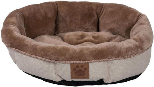 Precision Pet Round Shearling Bed Buff - 715764240318