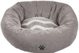 Precision Pet Snoozz ZigZag Donut Pet Bed Gray And White - 715764427030