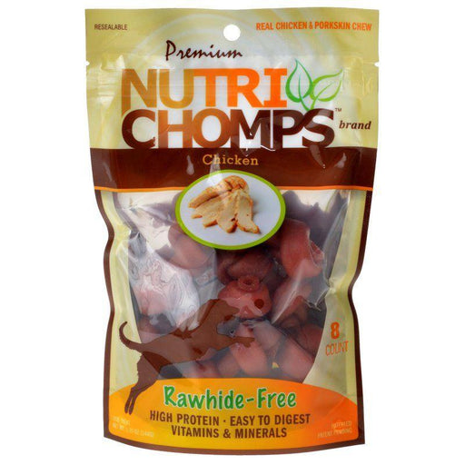 Premium Nutri Chomps Chicken Flavor Mini Knots - 015958988034