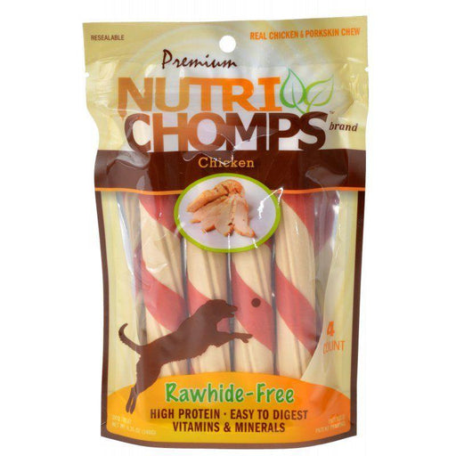 Premium Nutri Chomps Chicken Wrapped Twists - 015958988010