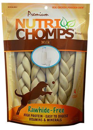 Premium Nutri Chomps Milk Braids - 015958988164