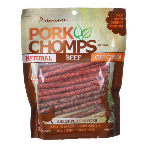Premium Pork Chomps Assorted Munchy Sticks - 015958983879