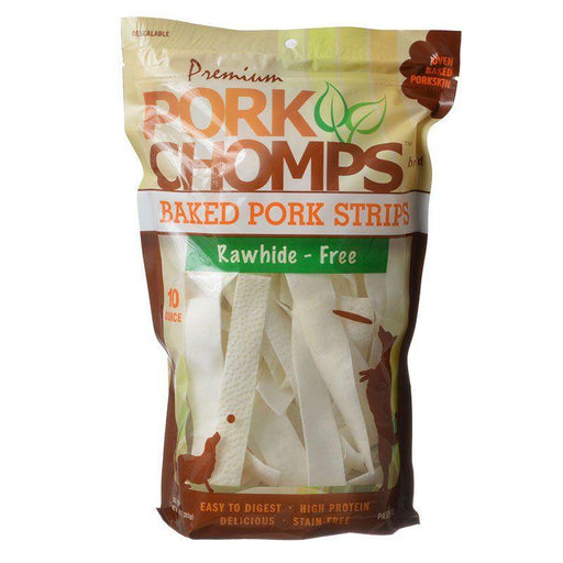 Premium Pork Chomps Baked Pork Strips - 015958972163