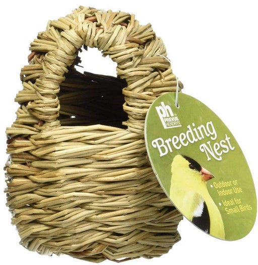 Prevue Finch All Natural Fiber Covered Twig Nest - 048081011515