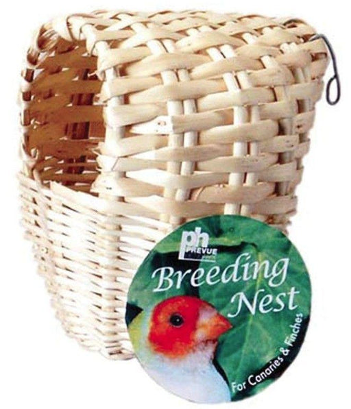 Prevue Parakeet All Natural Fiber Covered Bamboo Nest - 048081011553