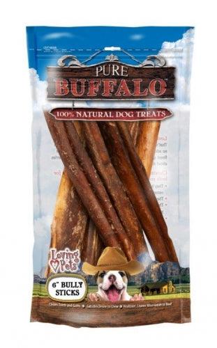 Pure Buffalo Bully Sticks Dog Treats - 842982056589