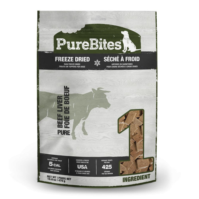 PureBites Freeze Dried Beef Liver Dog Treats - 878968000055