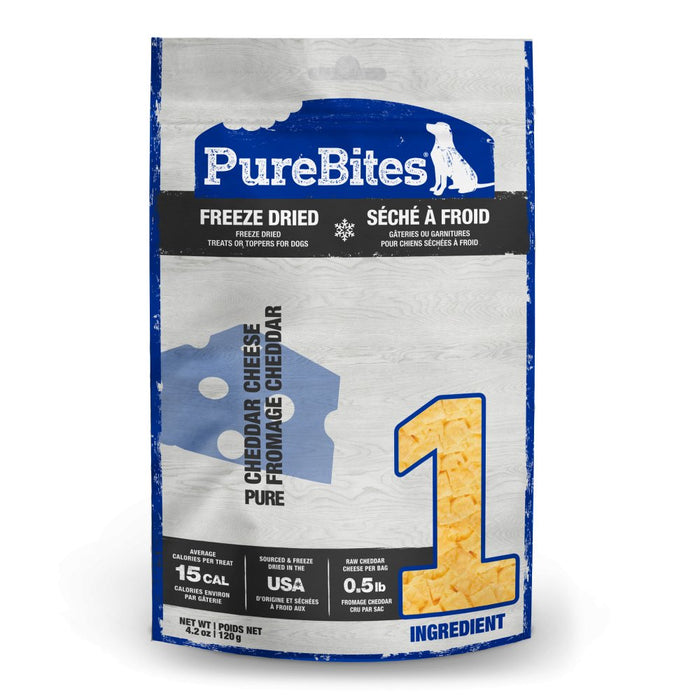 PureBites Freeze Dried Cheddar Cheese Dog Treats - 878968000260