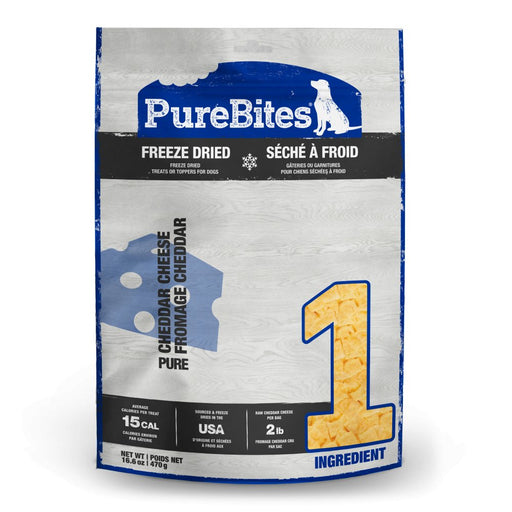 PureBites Freeze Dried Cheddar Cheese Dog Treats - 878968000260