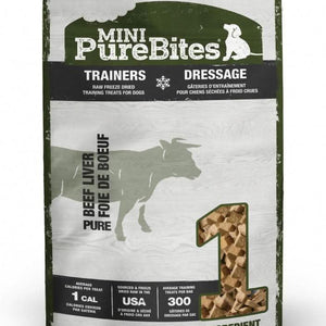 PureBites Mini PureBites Trainers RAW Freeze Dried Beef Liver Dog Treats - 878968002561