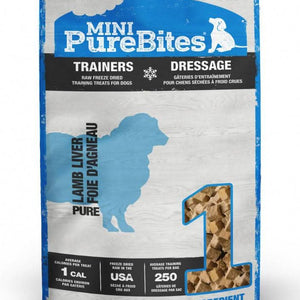 PureBites Mini PureBites Trainers RAW Freeze Dried Lamb Liver Dog Treats - 878968002585