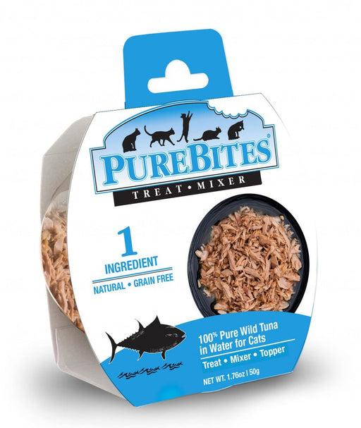 PureBites Mixer Wild Skipjack Tuna in Water Cat Food Topper Treat - 10878968002001