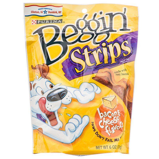 Purina Beggin' Strips Dog Treats - Bacon & Cheese Flavor - 038100535788