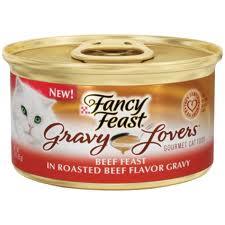 Purina Fancy Feast Gravy Lovers Beef Feast Gourmet Cat Food in Wet Cat Food Gravy - 00050000578481