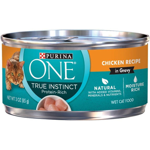 Purina ONE Chicken Cuts in Gravy Canned Cat Food - 00017800146036