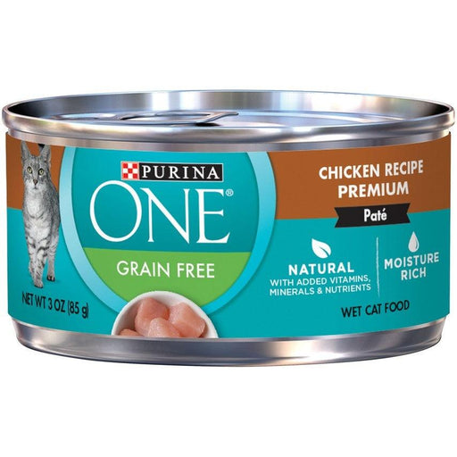Purina ONE Grain Free Pate Chicken Canned Cat Food - 00017800145985