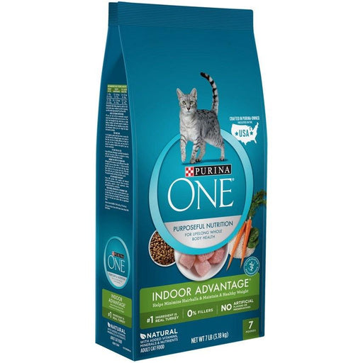 Purina ONE Indoor Advantage Hairball & Healthy Weight Formula Dry Cat Food - 017800033862